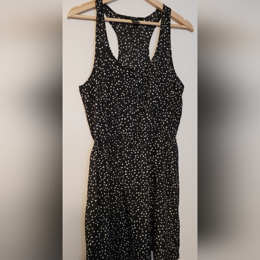 Lightweight Geometric Print Dress